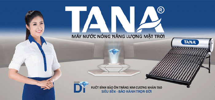 Giới thiệu về bình nước nóng năng lượng mặt trời Tân Á