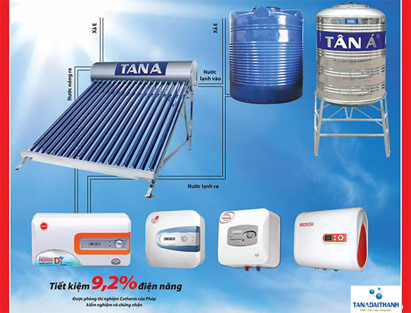 Một số lưu ý để mua máy nước nóng năng lượng mặt trời Tân Á chính hãng, giá tốt