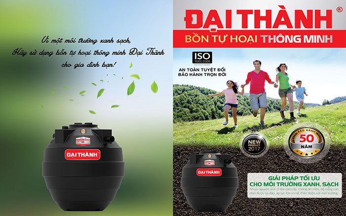 Bồn tự hoại 500L Tân Á Đại Thành