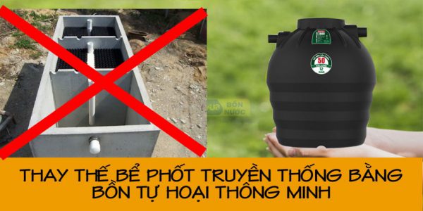 Những ưu điểm vượt trội của bồn tự hoại thông minh