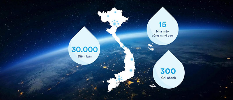 Hệ thống đại lý cửa hàng của Tân Á Đại Thành có mặt trên mọi miền tổ quốc