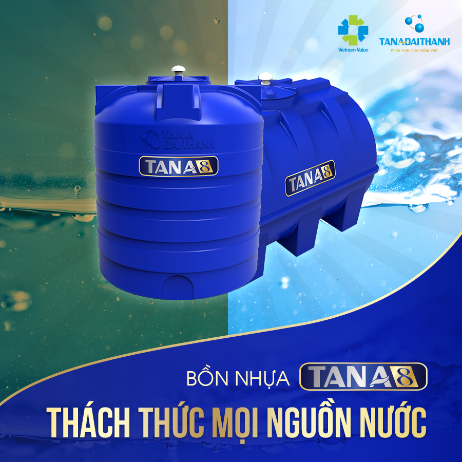 Ưu điểm: Bồn nước nhựa Tân Á 8