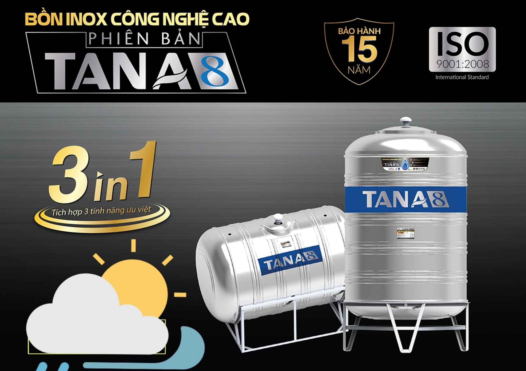 Đánh giá ưu điểm vượt trội của sản phẩm bồn Tân Á 8