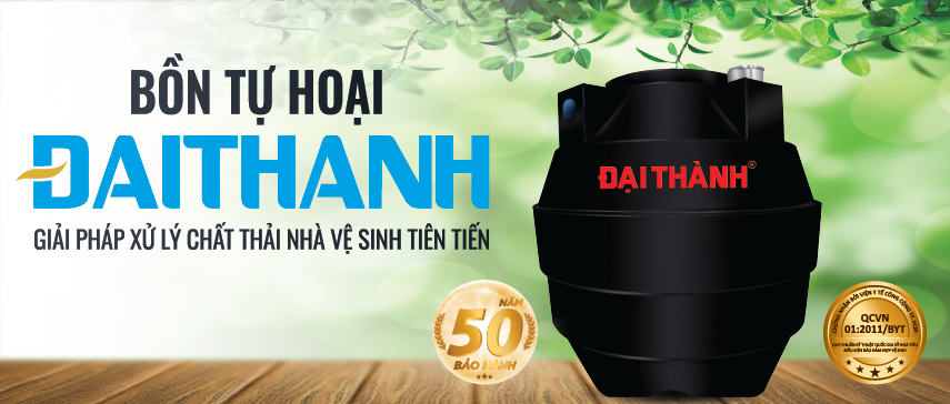 Bồn tự hoại 1000L đứng - sự lựa chọn tốt nhất cho gia đình bạn