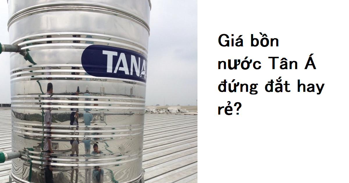 Giá bồn nước Tân Á 1000l đứng đắt hay rẻ? Phù hợp cho mấy người?